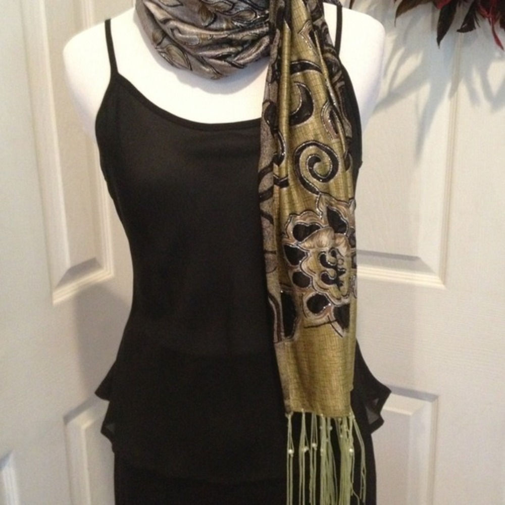 Sheer black cami